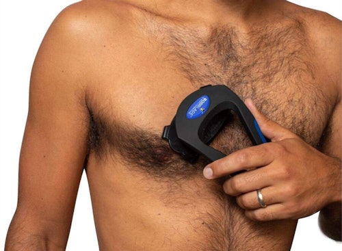 Easily remove body hair with this ergonomic back shaver.