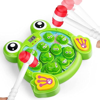 YEEBAY Interactive Whack-A-Frog Game is one of the best gifts for 4-year-olds.