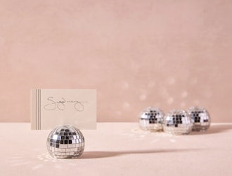 Disco Ball Placecard Holders