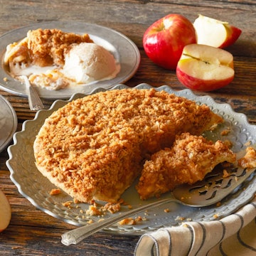 Apple crumble pie is just one of many Thanksgiving foods available at Trader Joe's.