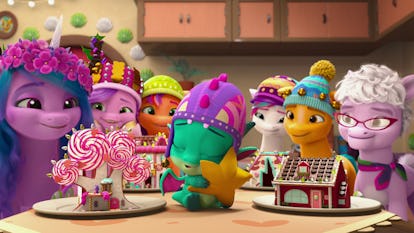 The Mane 5 in 'My Little Pony: Winter Wishday'