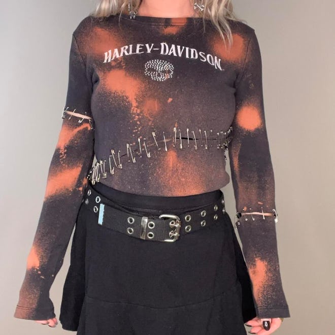 Reworked Harley Davidson Shirt