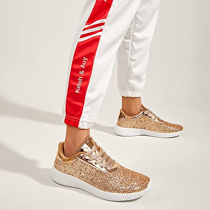 BELOS Glitter Tennis Shoes