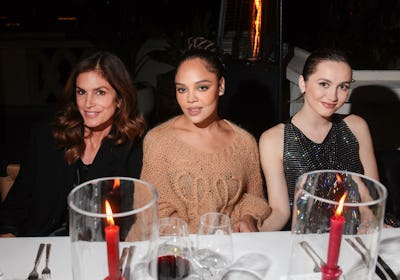 tracee ellis ross, maude apatow, and tessa thompson loewe rodeo drive dinner