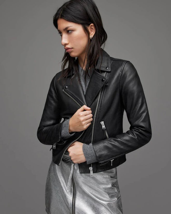 Dalby Leather Biker Jacket