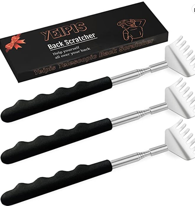 Yeipis 3 Pack Telescoping Back Scratcher