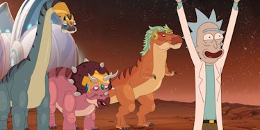 The dinosaurs repaired the space rift in Season 6 Episode 6. 