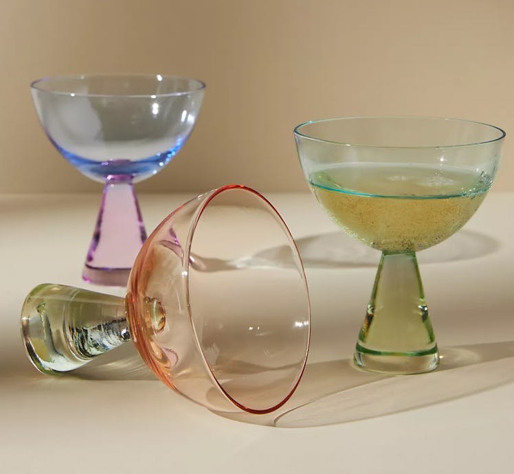 Ramona Coupe Glass set is a naughty and nice gift guide idea for holiday shopping 2022.