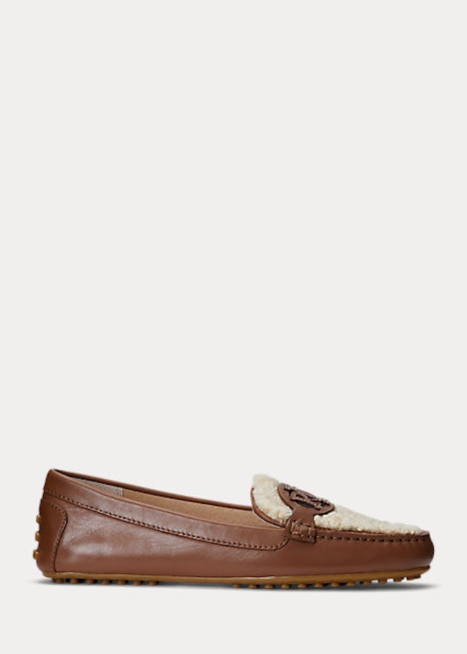 Ralph Lauren Brynn Nappa Leather Loafer