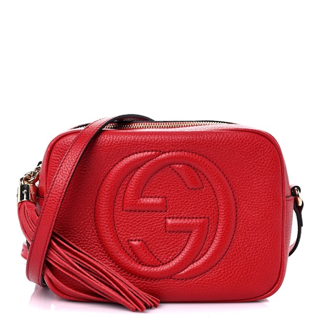 Gucci Pebbled Calfskin Small Soho Disco Bag 