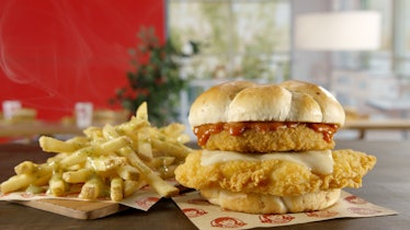 This Wendy's Italian Mozzarella Chicken Sandwich and Garlic Fries review details what you can expect...