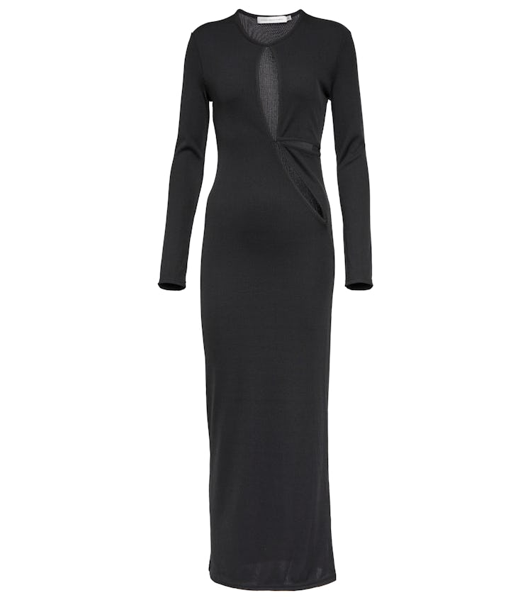 Christopher Esber black cutout maxi dress