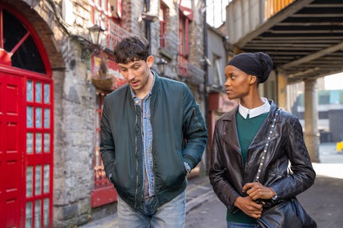 Josh O'Connor and Letitia Wright in 'Aisha'