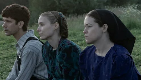 Ben Whishaw, Rooney Mara, and Claire Foy in 'Women Talking'