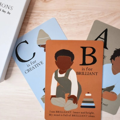 ABC Affirmations Black Boy Joy cards