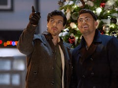 Jonathan Bennett and George Krissa in 'The Holiday Sitter'