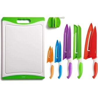 EatNeat Colorful Kitchen Knife Set (12 Pieces)