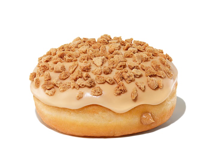 Dunkin’s Cookie Butter Donut looking delicious.