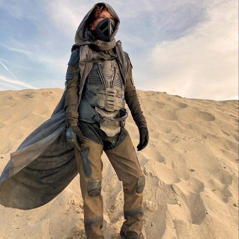 A DIY Dune costume.