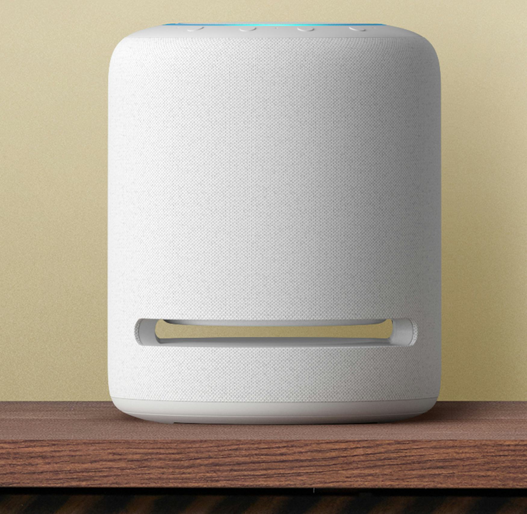 This smart speaker for spotify fine-tunes playback and has five directional speakers.