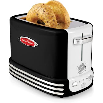 Nostalgia RTOS200BK Retro Wide 2-Slice Toaster