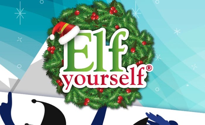 Download the ElfYourself app on iOS or Android. 