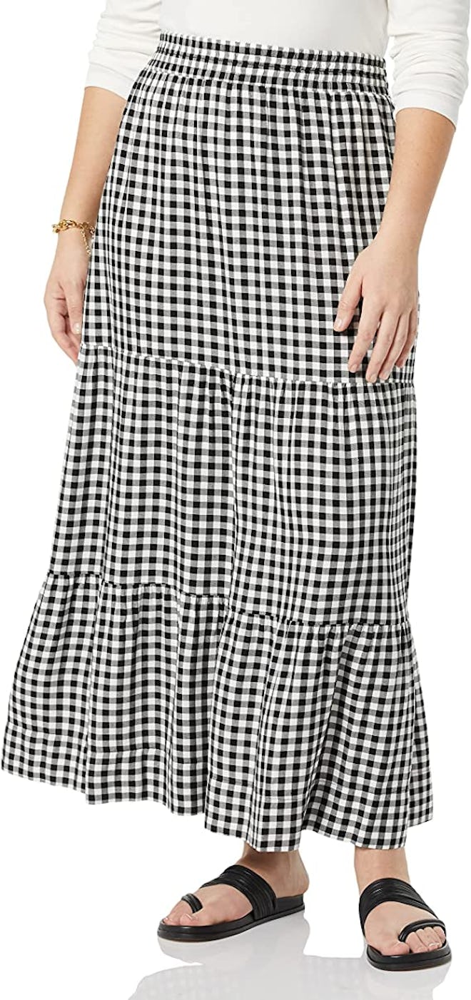 Amazon Essentials Tiered Midi Skirt