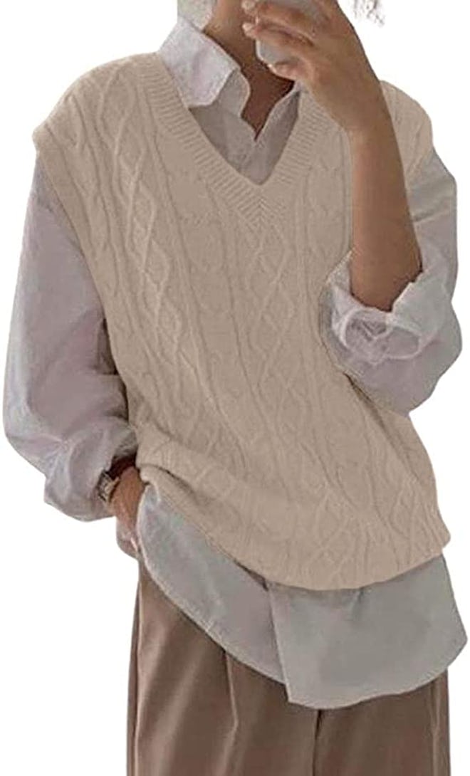 Juliet Holy Oversize Sweater Vest