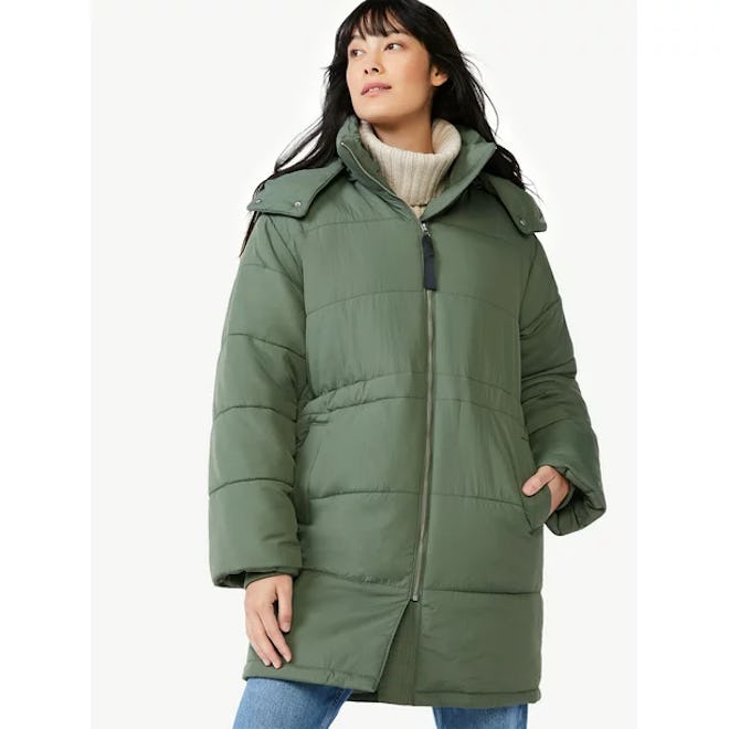 Long Puffer Jacket, Midweight