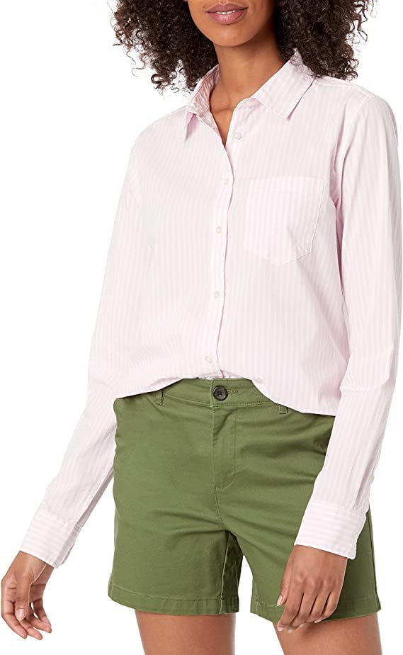 Amazon Essentials Button-Down Poplin Shirt