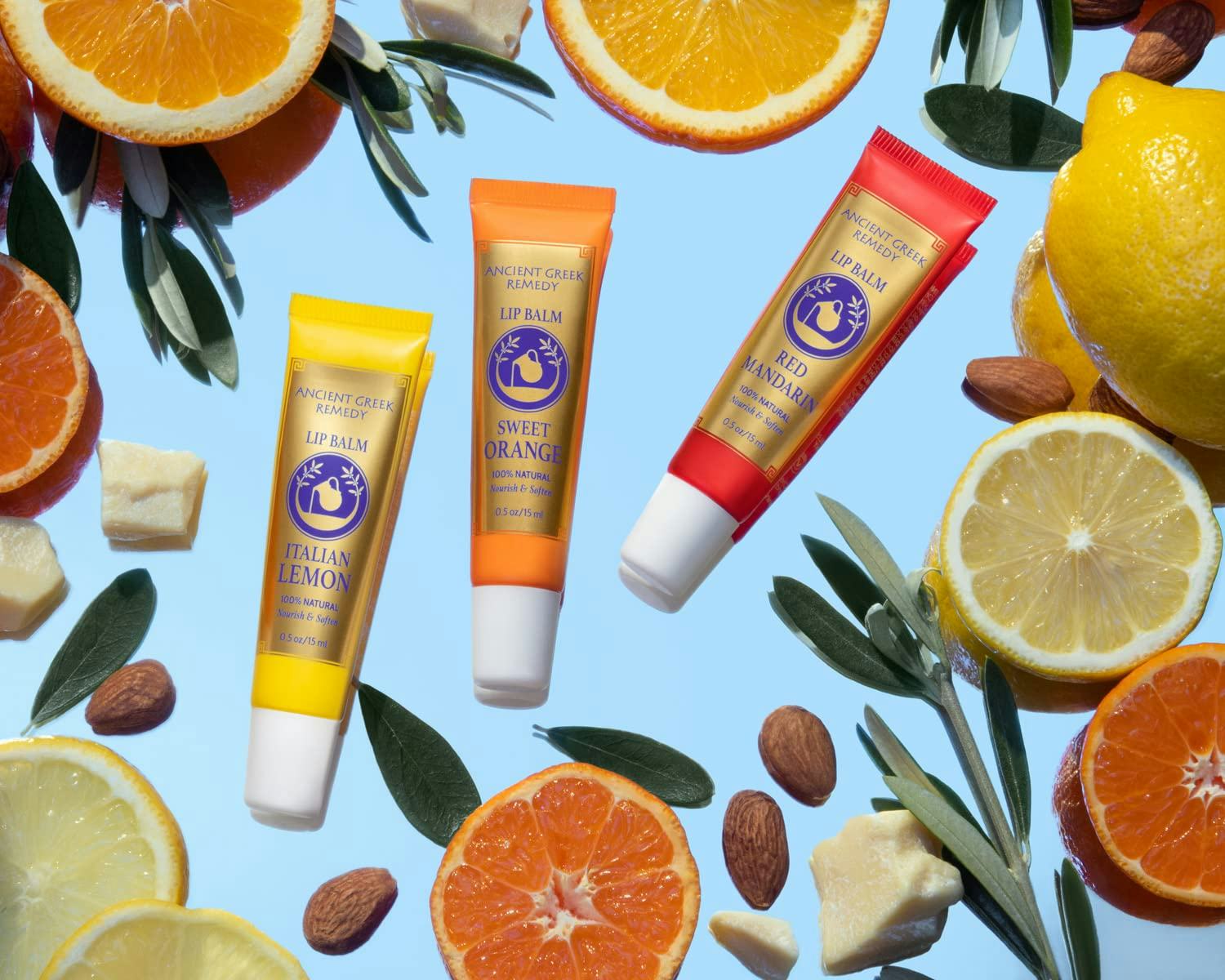 Ancient Greek Remedy Natural Lip Balm (3-Pack)