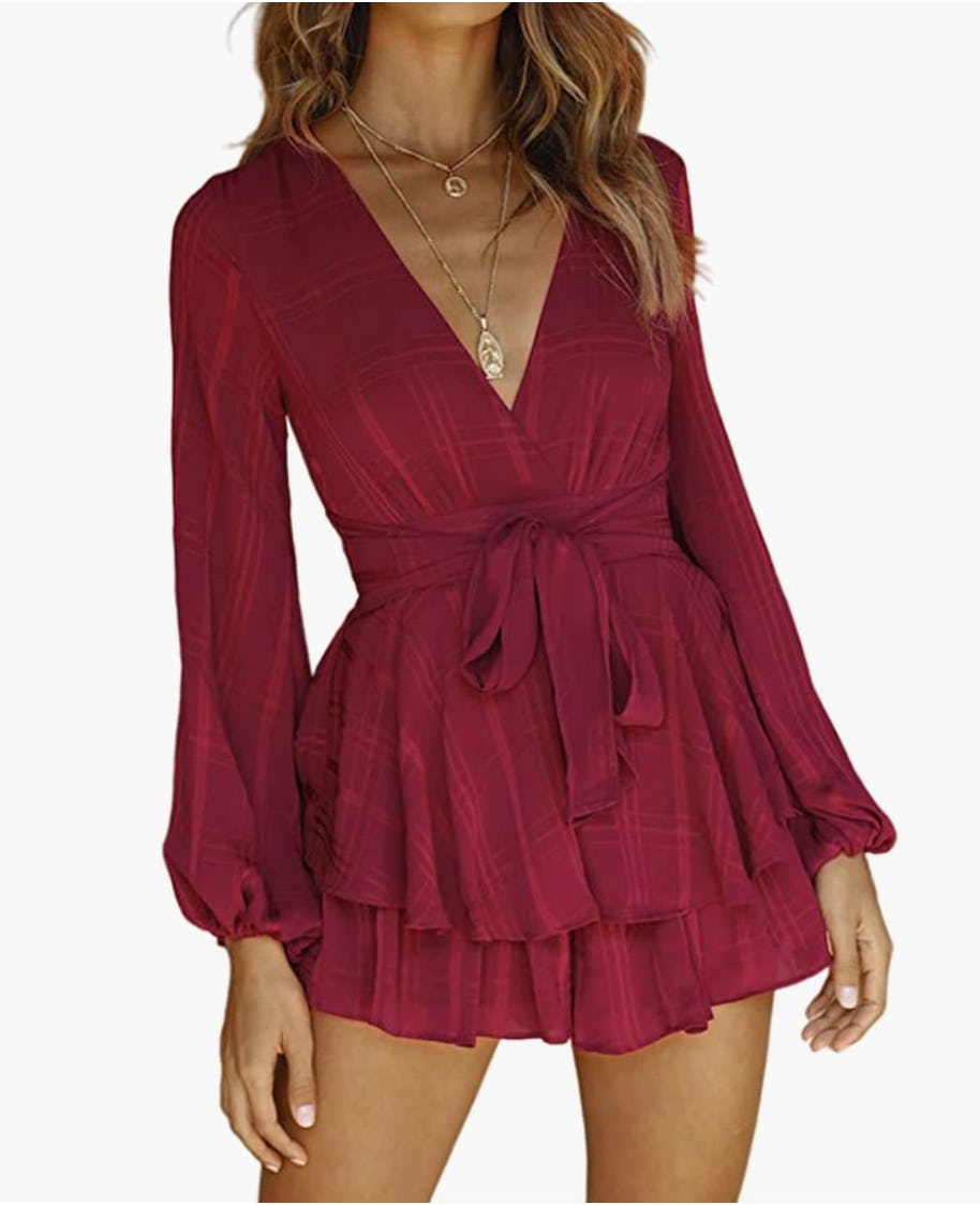 Relipop Ruffle-Hem Romper