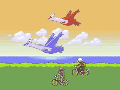 Pokémon Emerald Latias and Latios