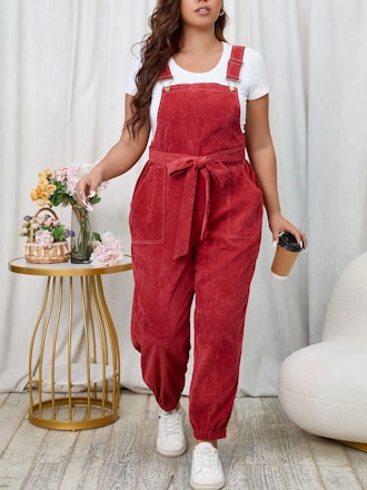 Belted Overall Jumpsuit