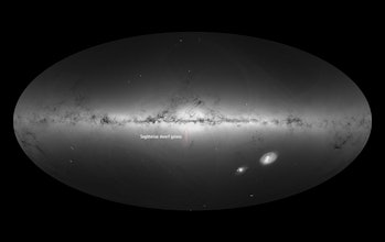 star map of the milky way