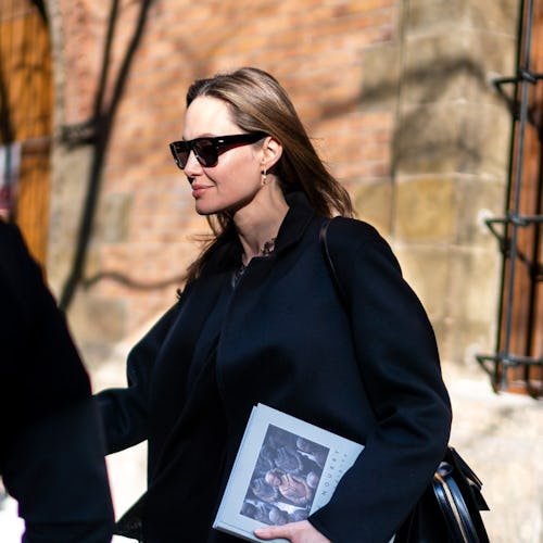 Angelina Jolie is seen in SoHo