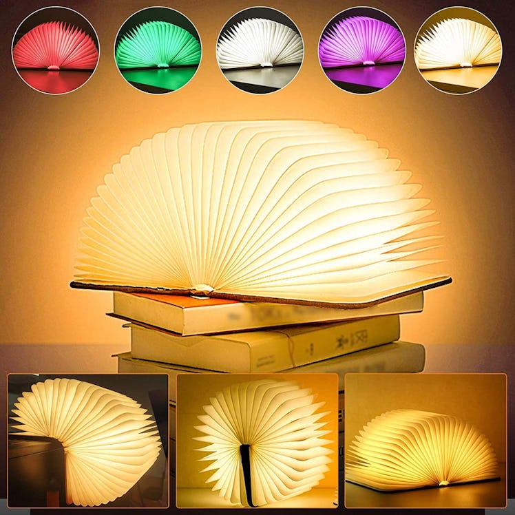 NASHARIA Wooden Book Light