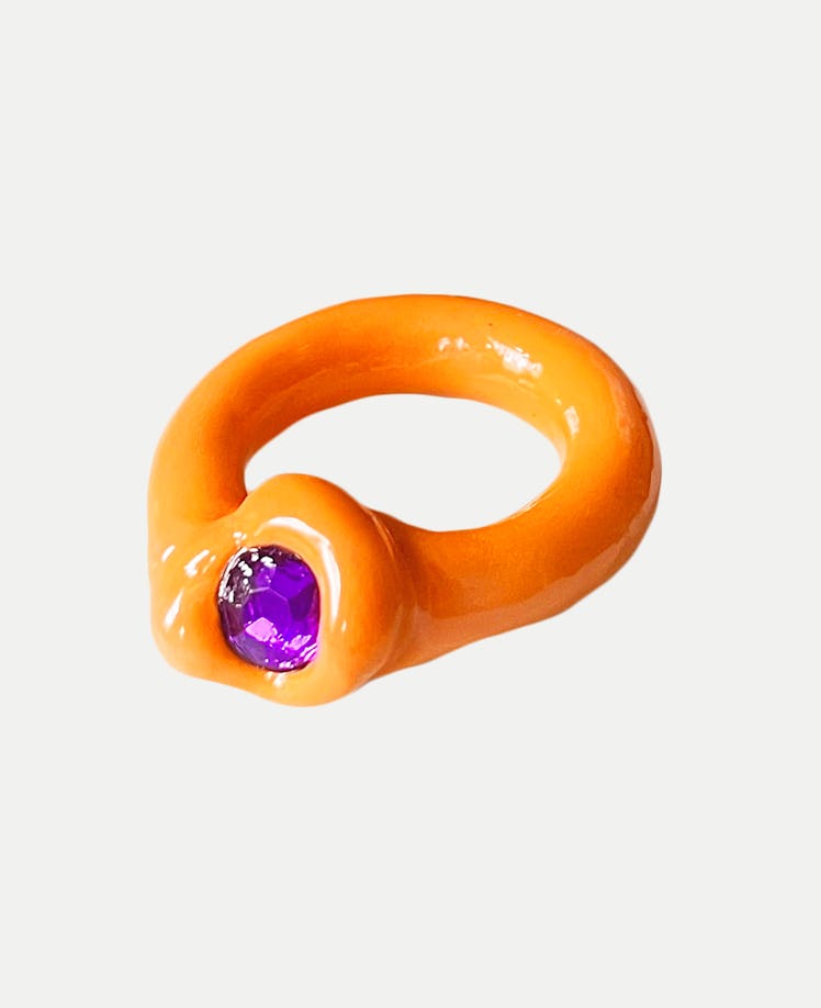 Orange Blobb Ring