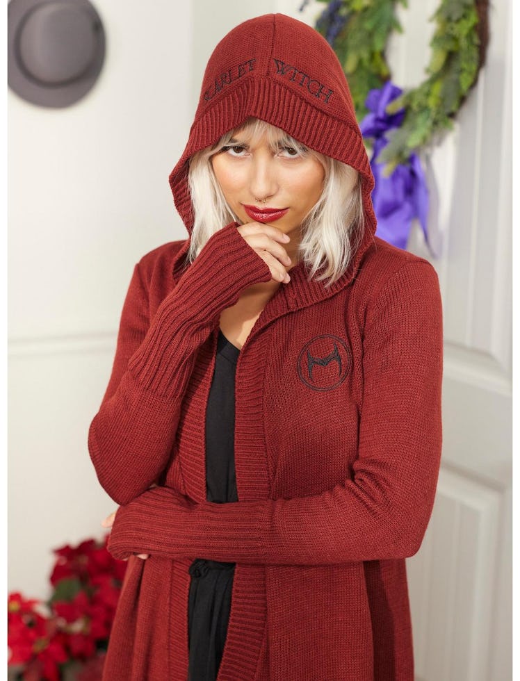 Scarlet Witch Hooded Cardigan