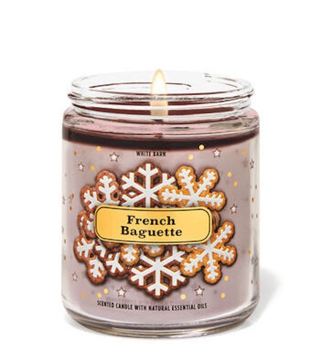 White Barn French Baguette Single Wick Candle