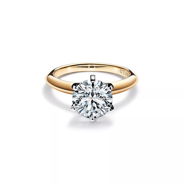 tiffany & co. Setting Engagement Ring in 18k Yellow Gold