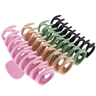 TOCESS Large Matte Claw Clips (4-Pack) 