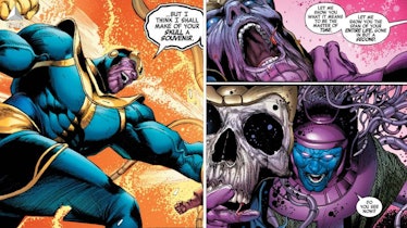 Kang defeats Thanos in a 2021 comic.
