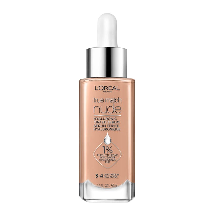 loreal paris true match hyaluronic tinted serum is the best tinted serum for textured skin under 20 ...