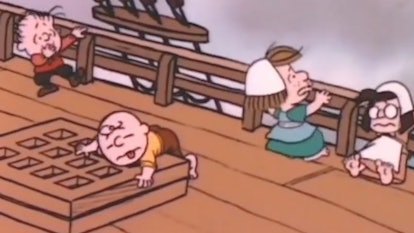 Charlie Brown Mayflower Voyagers