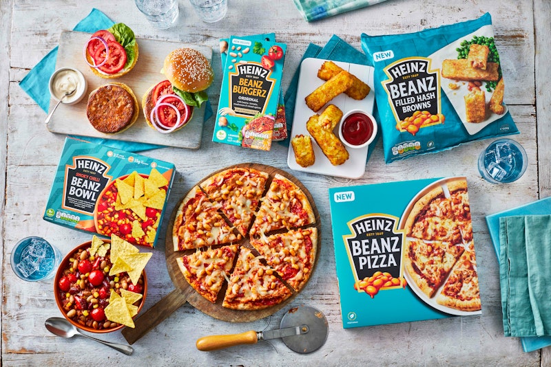 Heinz are releasing a baked beans pizza. 