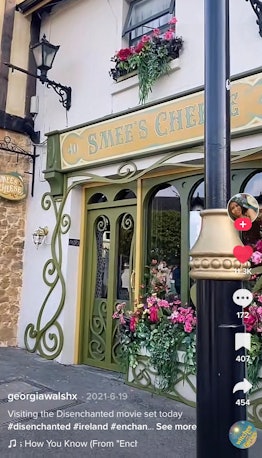 A TikToker shows off where 'Disenchanted' was filmed and the real Monroeville in Ireland. 
