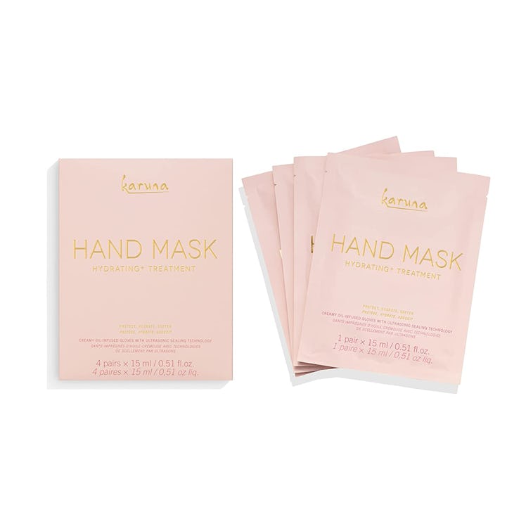 karuna hydrating hand mask is the best peptide infused hand mask