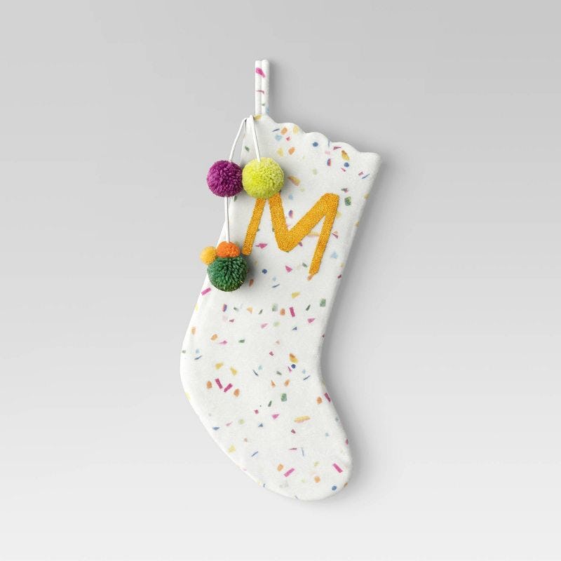 Felt Monogram Stocking