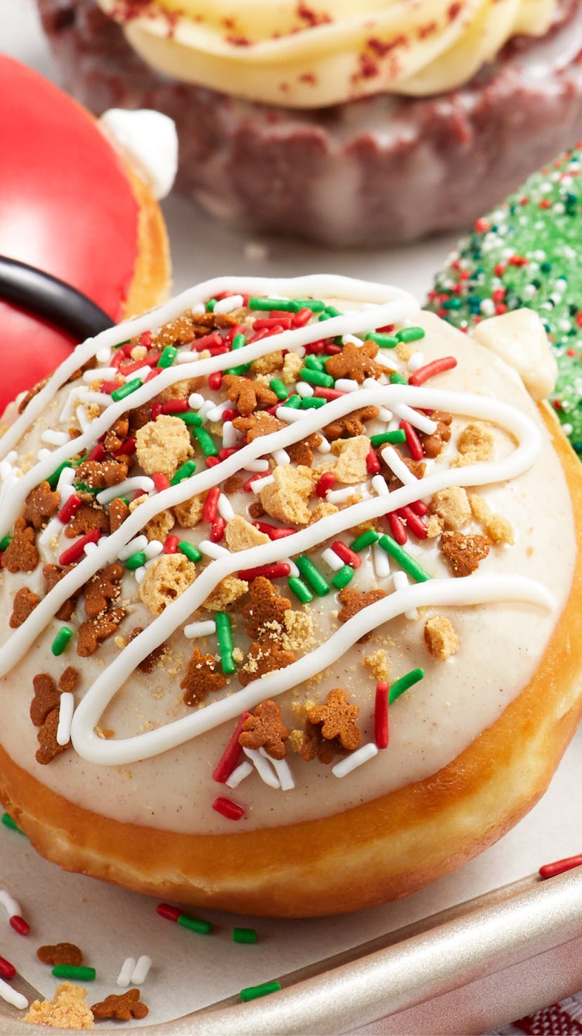 Krispy Kreme's Christmas doughnuts for 2022 are inspired by Santa’s Bake Shop.